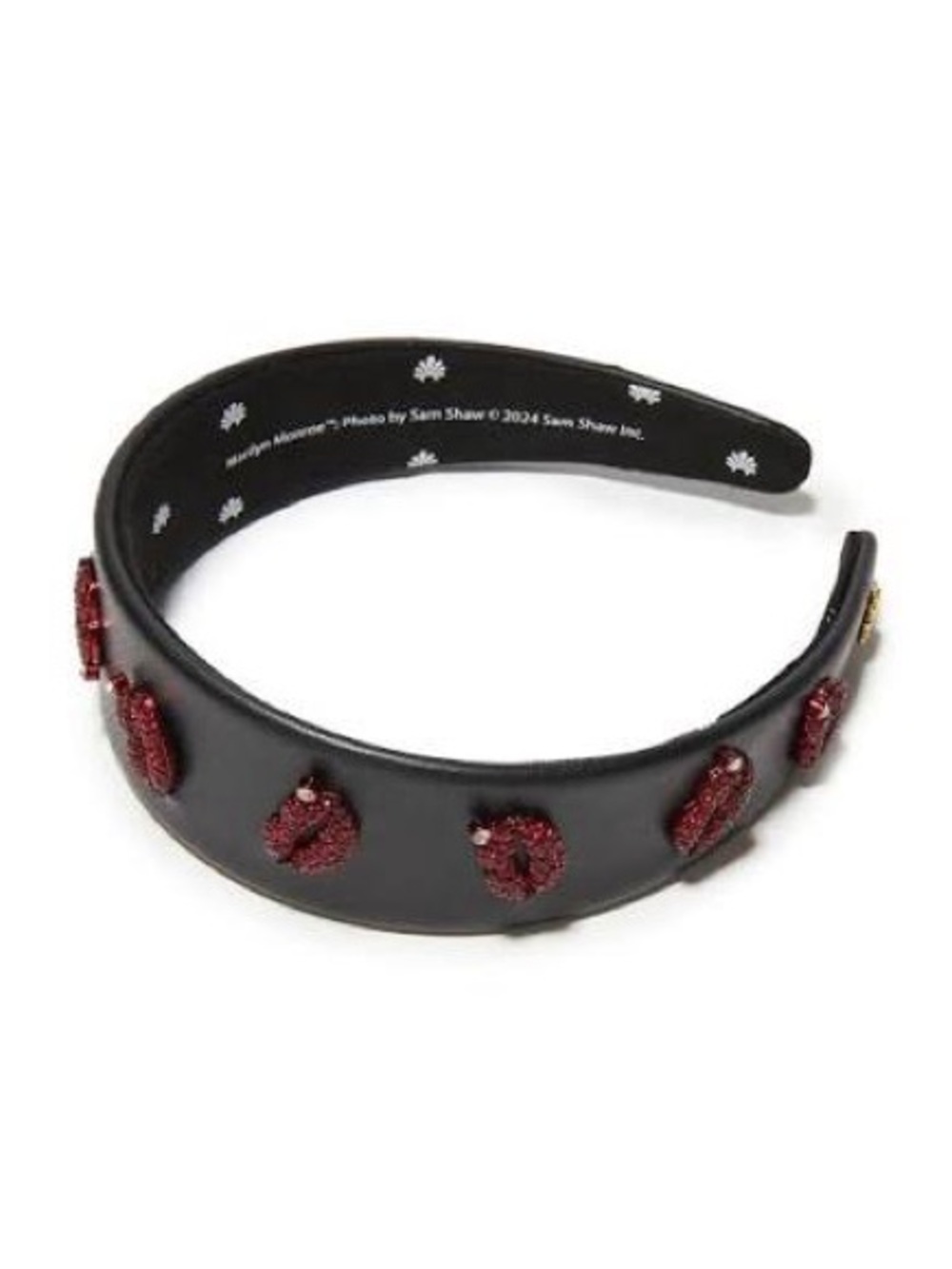 Lele Sadoughi Marilyn Monroe Pave Kiss Headband - NWT